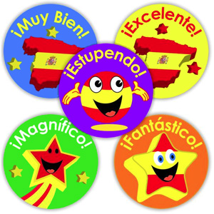 Spanish Reward Stickers (Mixed Pack of 125)