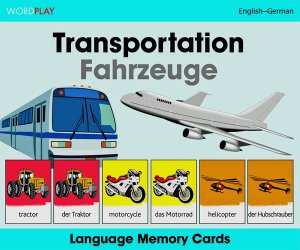 Language Memory Cards  Transport (German - English)