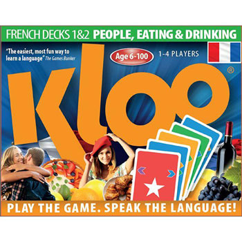 KLOO French Games: Decks 1 & 2 (People, Eating and Drinking)