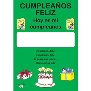 Spanish Birthday Poster (A4) - Cumpleaos Feliz