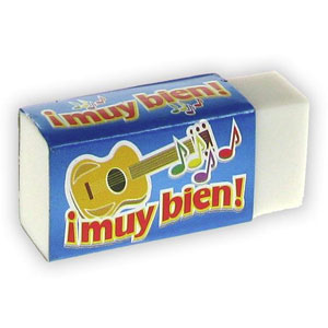 Spanish Reward Erasers -  Muy Bien  ! (Pack of 12)