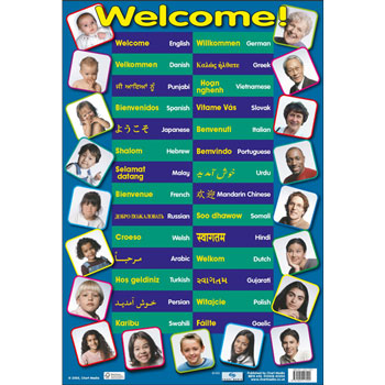 Multilingual Welcome Poster