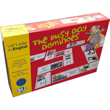 Let's Play in English: The Busy Day Dominoes