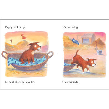 I can read French - Le petit chien se trouve un ami / Puppy finds a friend