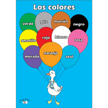 Spanish Vocabulary Poster: Los colores (A3)