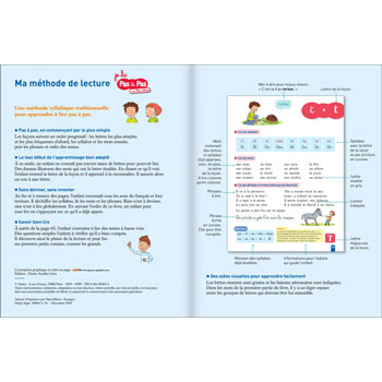 Pas  pas: Ma mthode de lecture syllabique