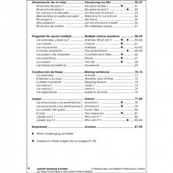 Spanish Speaking Activities (Photocopiable)