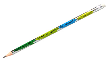 French Reward Pencils - French Questions (Pack of 12)