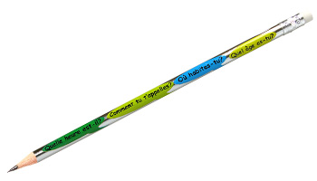 French Reward Pencils - French Questions (Pack of 12)