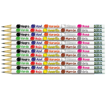 Spanish Reward Pencils: Spanish Colours