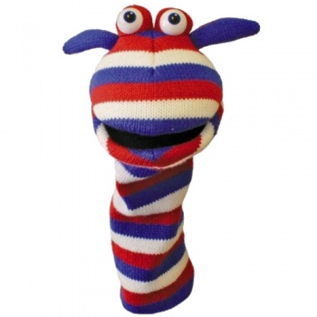 Sockette Glove Puppet - Jack (Red / White / Blue)