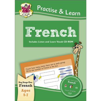 CGP Practise & Learn French: Ages 5 - 7