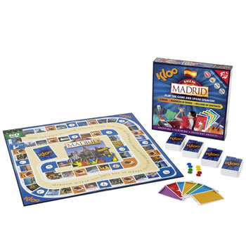 KLOO Spanish Games - Race to Madrid Board Game