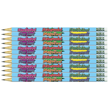 Spanish Reward Pencils - Spanish Praise Words (Pack of 12)