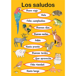 Poster (A3) - Los saludos