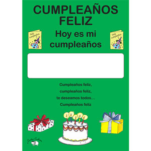 Spanish Birthday Poster (A4) - Cumpleaos Feliz