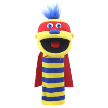 Sockette Glove Puppet - Zap (Superhero)