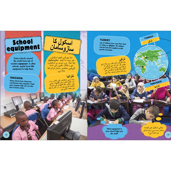 Comparing Countries: School Life (English & Urdu)