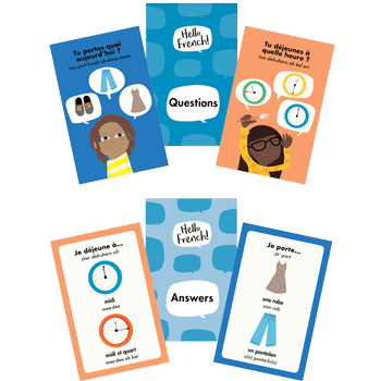 Hello French! Mix & Match French Flash Cards