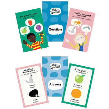 Hello Spanish! Mix & Match Spanish Flash Cards