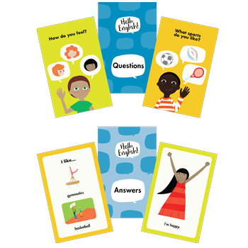 Hello English! Mix & Match English Flash Cards