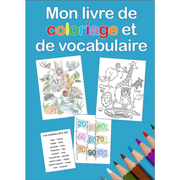 Mon livre de coloriage et de vocabulaire