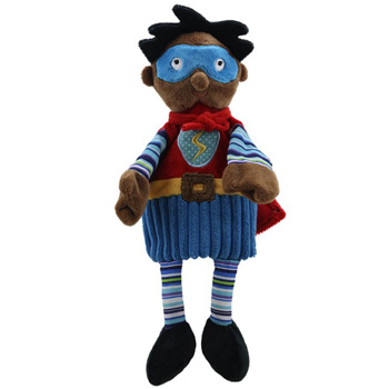 Story Telling Puppet: Superhero (Dark Skin Boy)