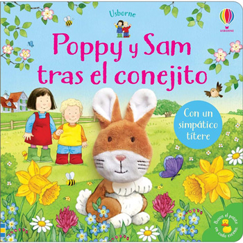 Poppy y Sam tras el conejito