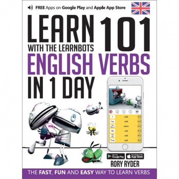Learn 101 English Verbs In 1 day  (With the LearnBots®)