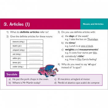 CGP GCSE AQA Spanish: Grammar & Translation Revision Question Cards