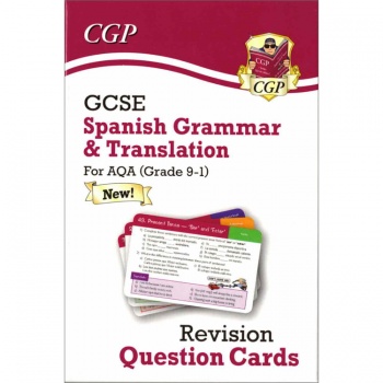 CGP GCSE AQA Spanish: Grammar & Translation Revision Question Cards