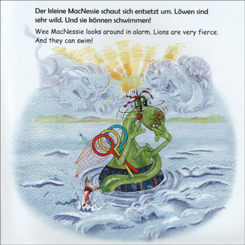 Wee MacNessie and the Lion Dance: German & English