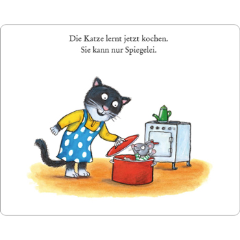 Die Katze lernt jetzt kochen