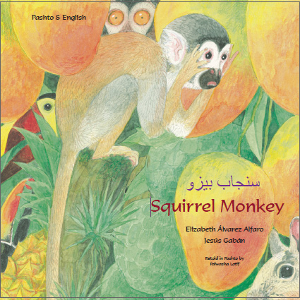 Squirrel Monkey: Pashto & English
