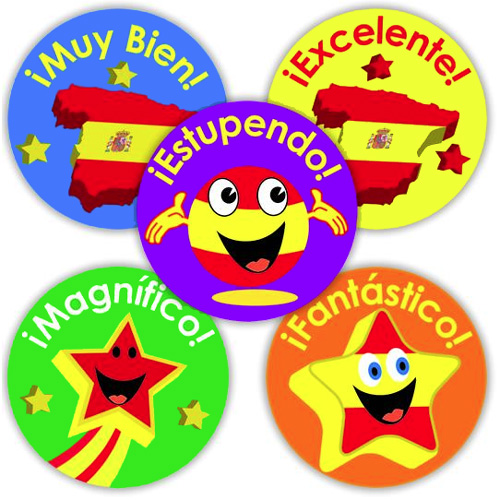 Spanish Reward Stickers (Mixed Pack of 125)