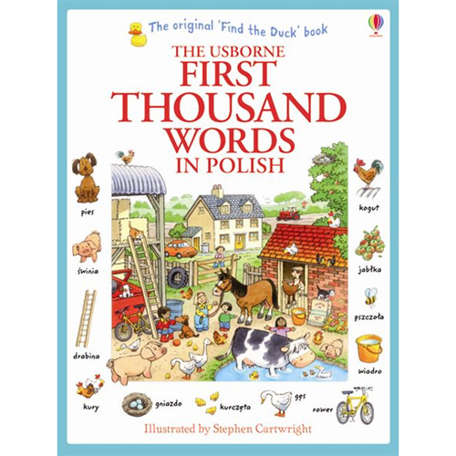 Usborne First Thousand Words in Polish