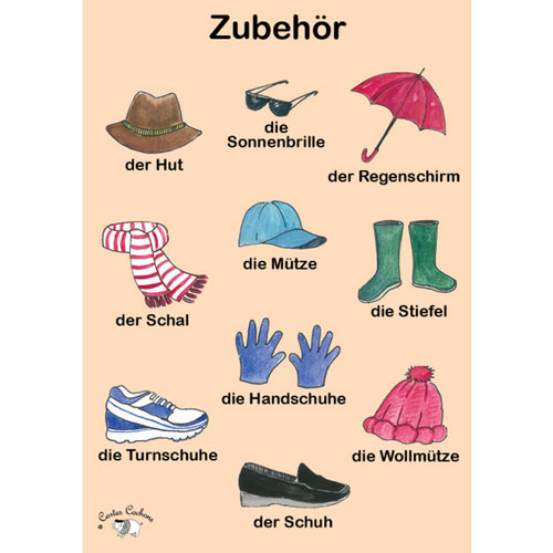 Poster (A3) - Zubehör - Little Linguist