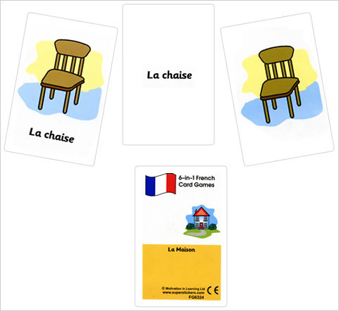 French Card Games - La maison