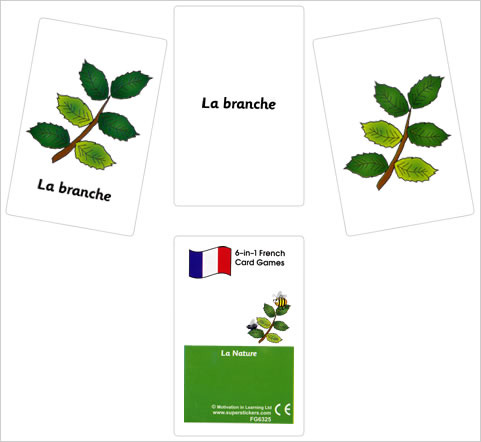 French Card Games - La nature