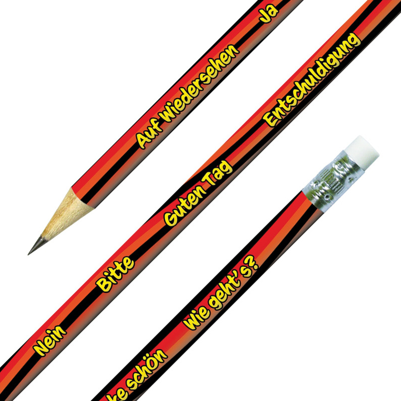 German Reward Pencils: German Phrases