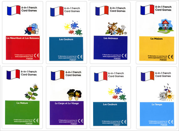 French Card Games - Set of 8 Packs