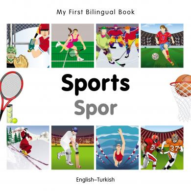 My First Bilingual Book - Sports (Turkish - English)