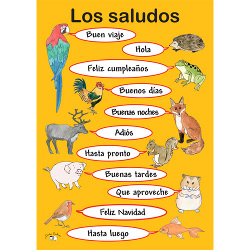 Poster (A3) - Los saludos