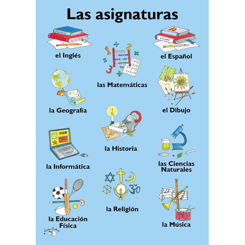 Poster (A3) - Las asignaturas