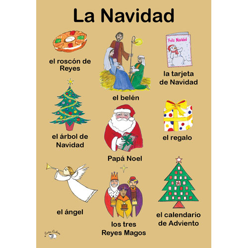 A3 Poster - La Navidad / Spanish Christmas - Little Linguist