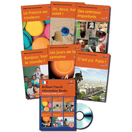Brilliant French Information Books - Level 1 Pack