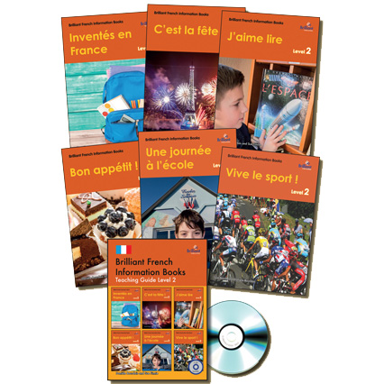 Brilliant French Information Books - Level 2 Pack