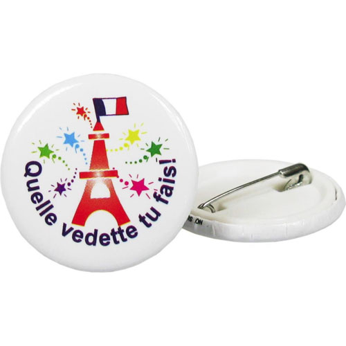 French Reward Badges - Quelle vedette tu fais! (Pack of 20)