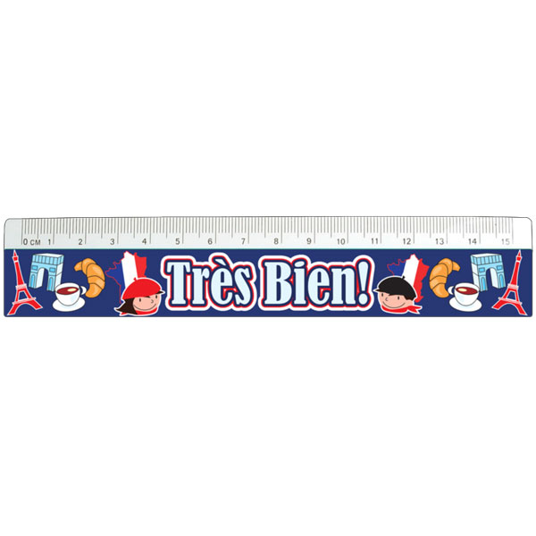 French Reward Rulers : Trs Bien! Paris Icons (Pack of 12)