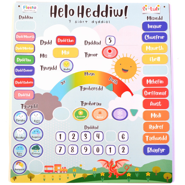 Helo Heddiw / Magnetic Welsh Calendar